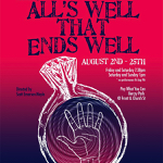 Toronto: Dauntless City Theatre presents Shakespeare’s “All’s Well That Ends Well” August 2-25