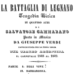 Toronto: VOICEBOX: Opera in Concert presents Verdi’s “La Battaglia di Legnano” April 7